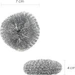 কিচেন ক্লিনিং ধাতব ব্রাশ (৪টি) | Kitchen Cleaning Ball Brush Stainless Steel Wire Brush (4pcs)