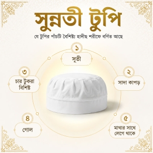 নবীজী উনার টুপি মুবারক কেমন ছিল?