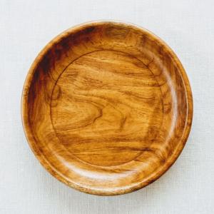 সুন্নতী বাবলা কাঠের প্লেট ধাতব পাতযুক্ত | Premium Wooden Plate