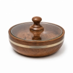 সুন্নতী বাবলা কাঠের কারী বোল ঢাকনাসহ| Kather Bowl | Premium Wooden Curry Bowl with Lid
